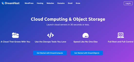 dreamhost cloud computing
